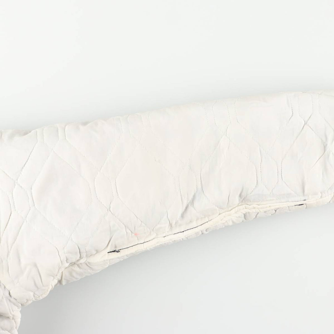 1980'S Starter Penn State University Padded College Nylon Stadium Jacket, Award Winning, Made in USA, Men's Size Medium Nylon navy blue type Vintage Second Hand