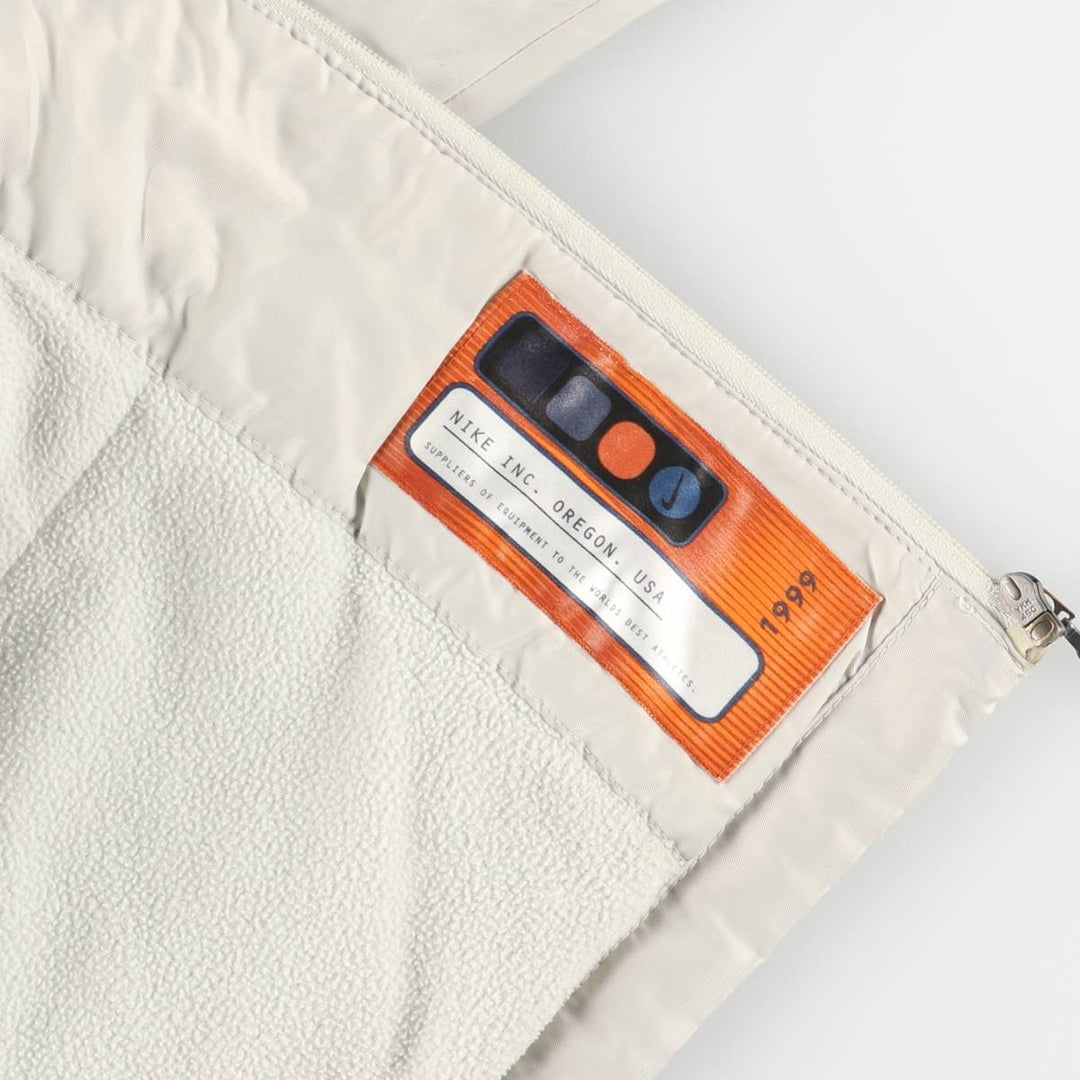 90'S Nike Windbreaker Men's S Size Vintage polyester gray type Vintage Second Hand