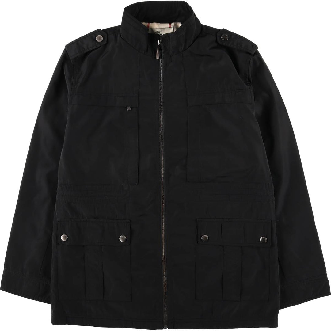 Burberry's BURBERRY LONDON Check Pattern Liner Cotton Jacket, Men's XL cotton black type Vintage Second Hand