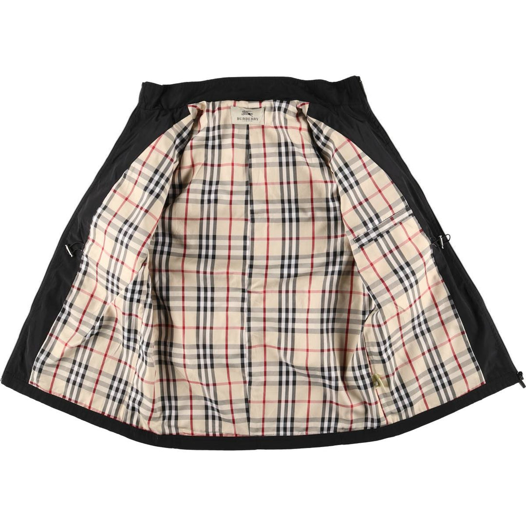 Burberry's BURBERRY LONDON Check Pattern Liner Cotton Jacket, Men's XL cotton black type Vintage Second Hand