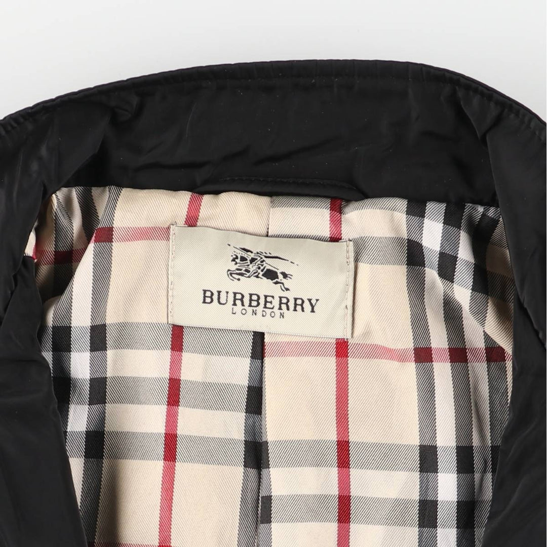Burberry's BURBERRY LONDON Check Pattern Liner Cotton Jacket, Men's XL cotton black type Vintage Second Hand