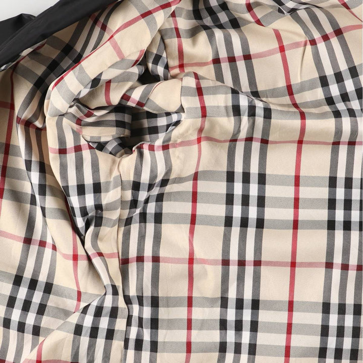 Burberry's BURBERRY LONDON Check Pattern Liner Cotton Jacket, Men's XL cotton black type Vintage Second Hand