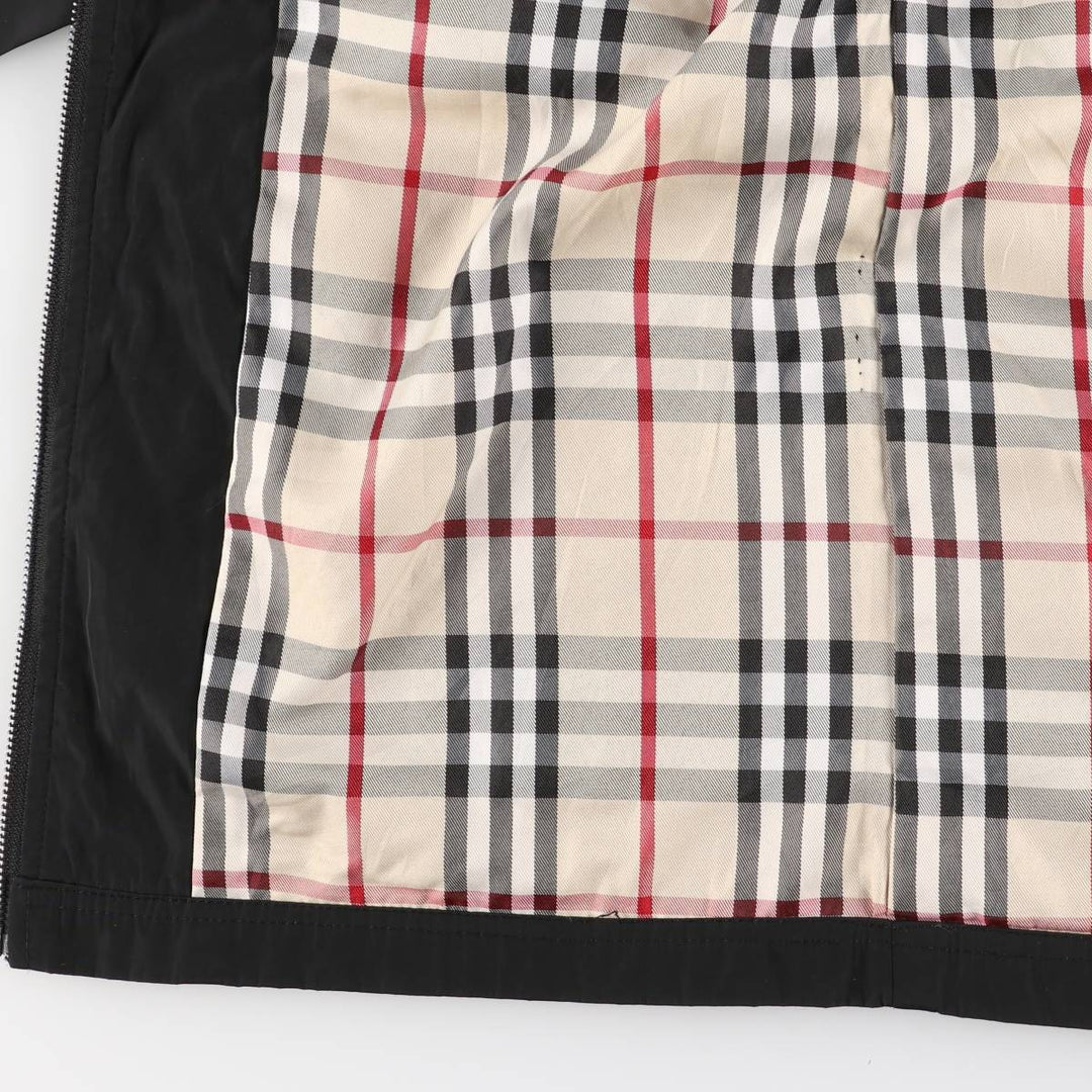 Burberry's BURBERRY LONDON Check Pattern Liner Cotton Jacket, Men's XL cotton black type Vintage Second Hand