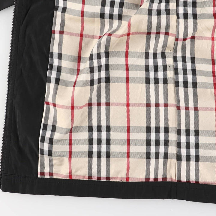 Burberry's BURBERRY LONDON Check Pattern Liner Cotton Jacket, Men's XL cotton black type Vintage Second Hand