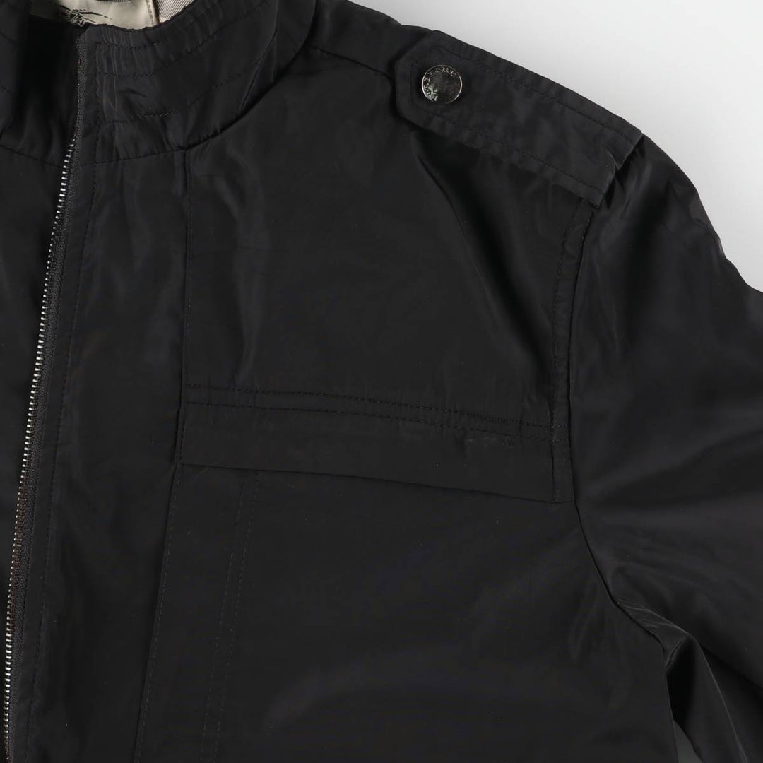 Burberry's BURBERRY LONDON Check Pattern Liner Cotton Jacket, Men's XL cotton black type Vintage Second Hand
