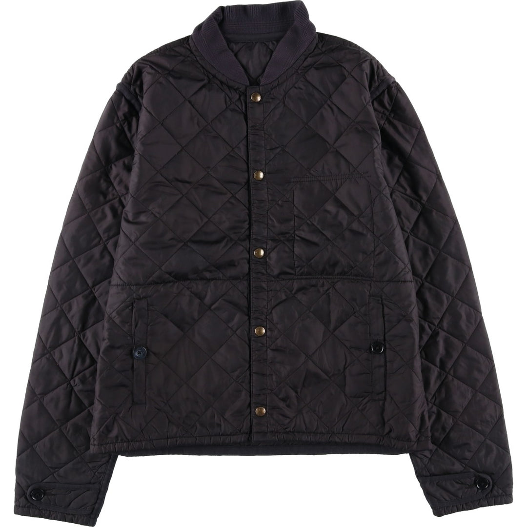 POLO by Ralph Lauren reversible padded quilted puffer jacket, men's size M polyester black type Vintage Second Hand