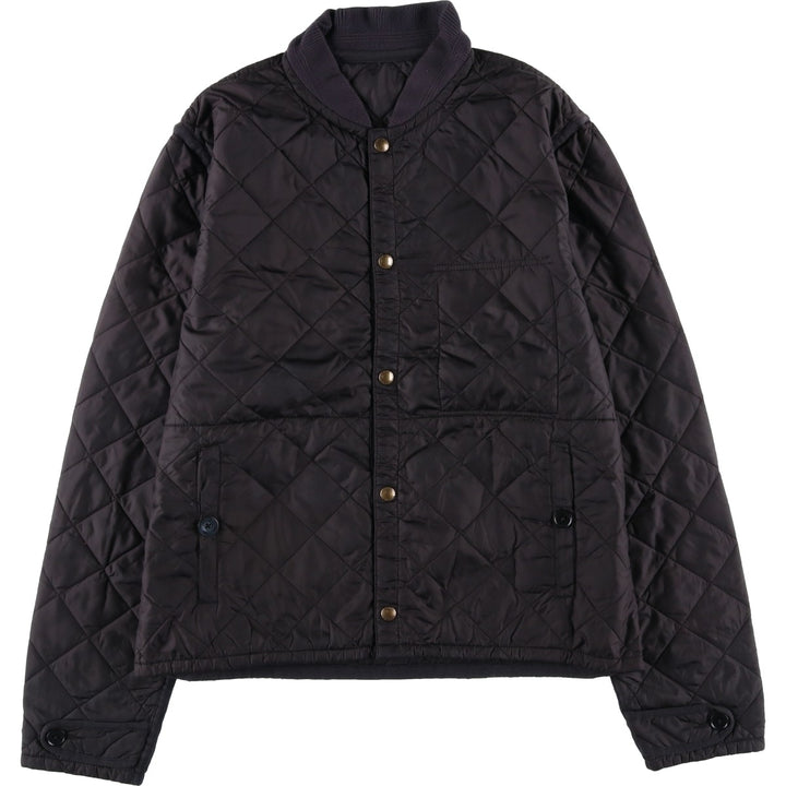 POLO by Ralph Lauren reversible padded quilted puffer jacket, men's size M polyester black type Vintage Second Hand