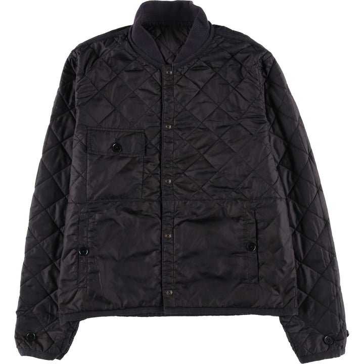 POLO by Ralph Lauren reversible padded quilted puffer jacket, men's size M polyester black type Vintage Second Hand
