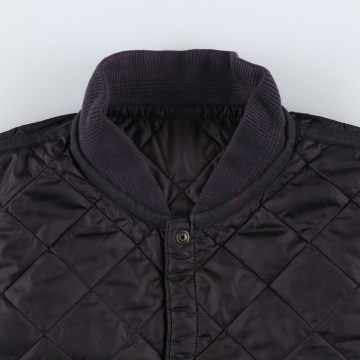 POLO by Ralph Lauren reversible padded quilted puffer jacket, men's size M polyester black type Vintage Second Hand