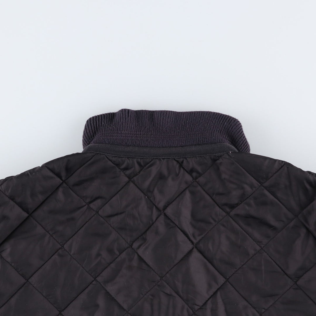 POLO by Ralph Lauren reversible padded quilted puffer jacket, men's size M polyester black type Vintage Second Hand