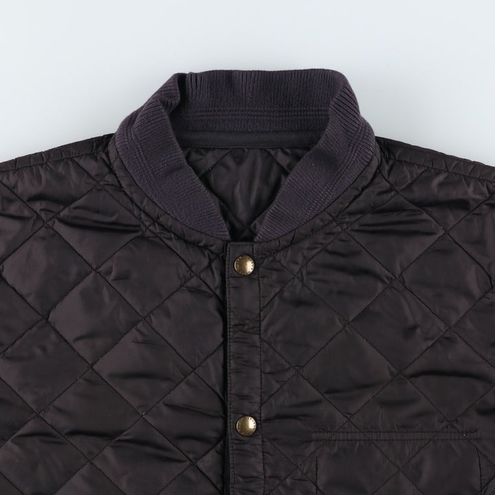 POLO by Ralph Lauren reversible padded quilted puffer jacket, men's size M polyester black type Vintage Second Hand