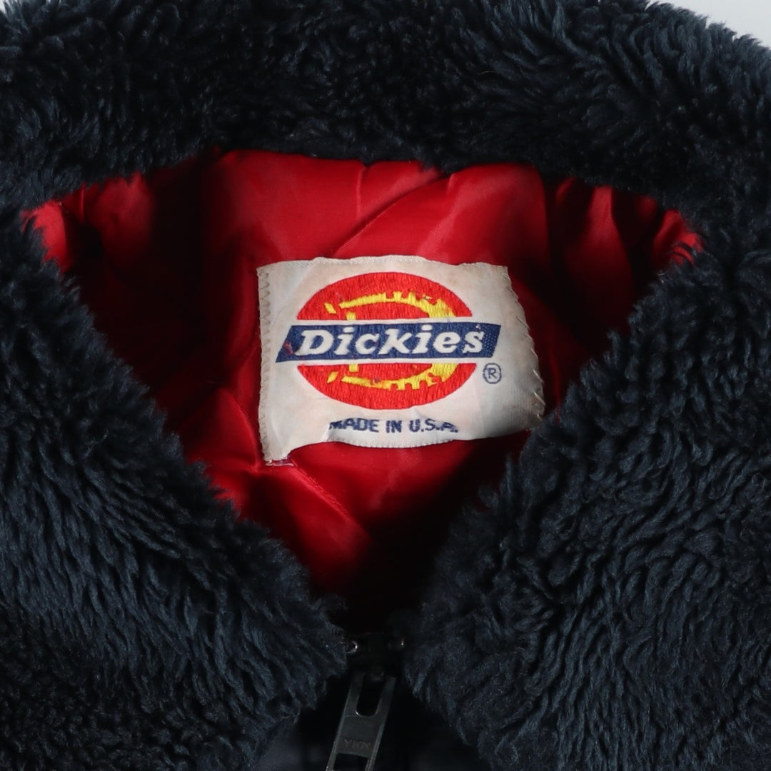 1980'S Dickies padded puffer jacket, Made in USA, Men's XL unclear black type Vintage Second Hand