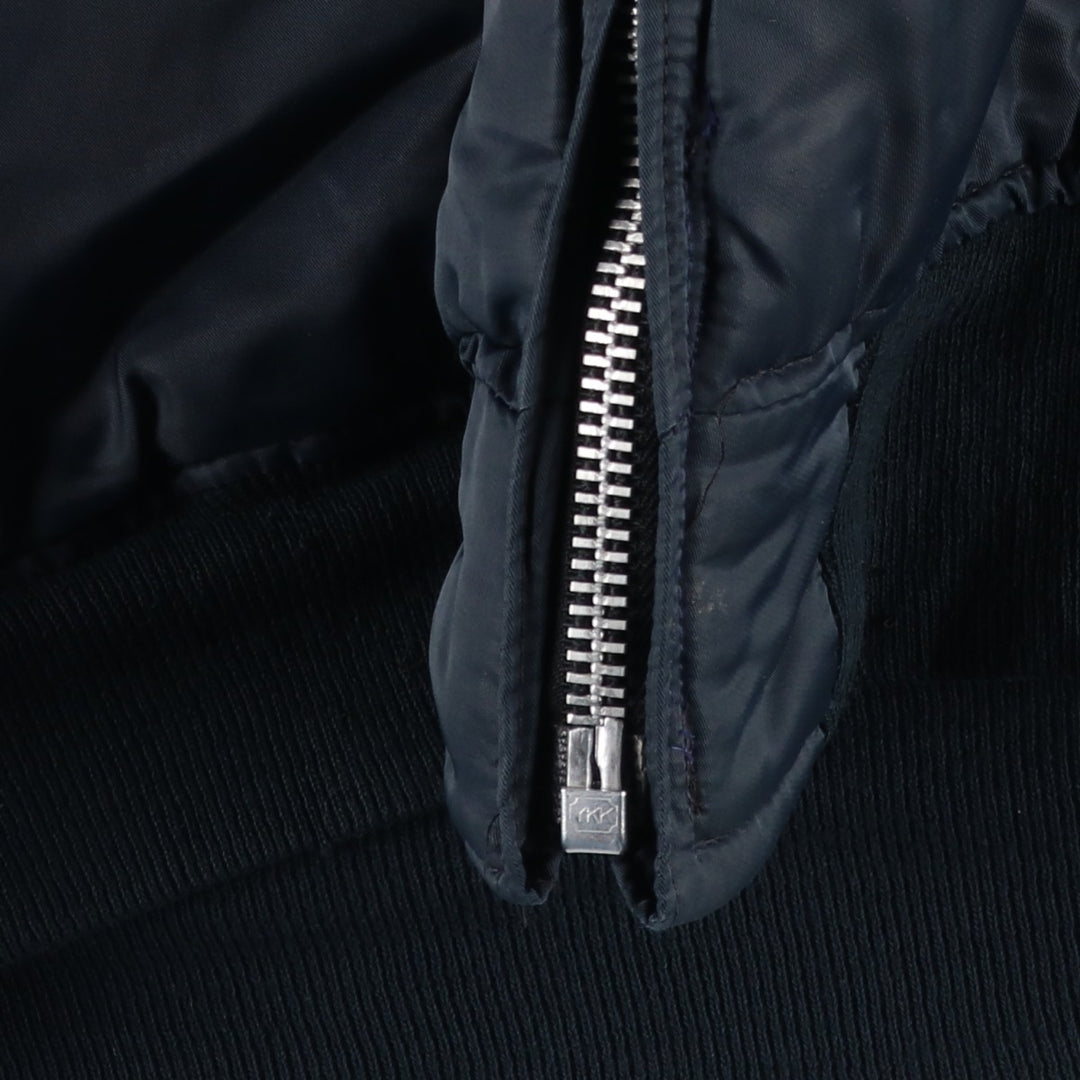 1980'S Dickies padded puffer jacket, Made in USA, Men's XL unclear black type Vintage Second Hand