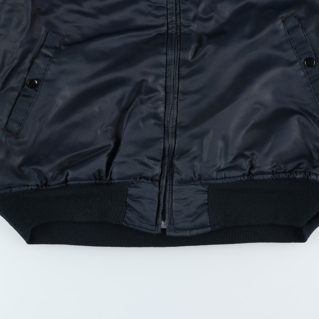 1980'S Dickies padded puffer jacket, Made in USA, Men's XL unclear black type Vintage Second Hand