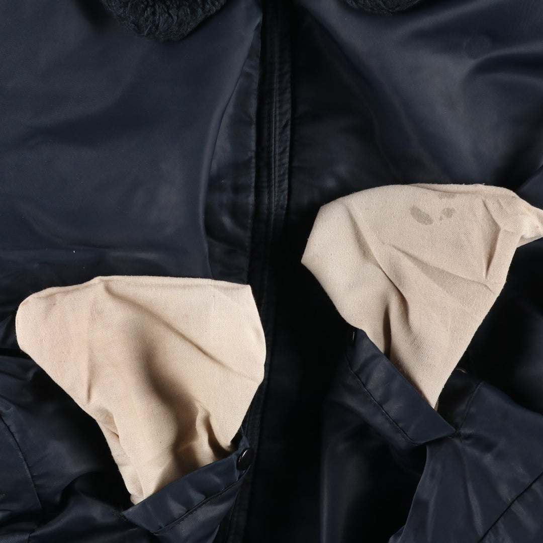 1980'S Dickies padded puffer jacket, Made in USA, Men's XL unclear black type Vintage Second Hand