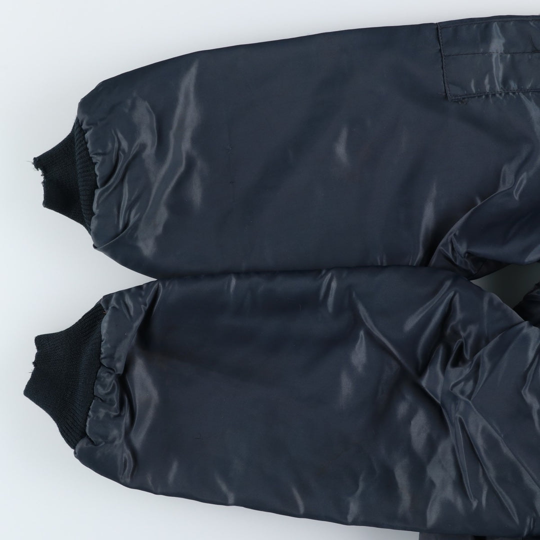 1980'S Dickies padded puffer jacket, Made in USA, Men's XL unclear black type Vintage Second Hand