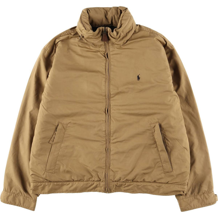 Ralph Lauren POLO by Ralph Lauren padded jacket puffer jacket men's XL size polyester beige type brown Vintage Second Hand