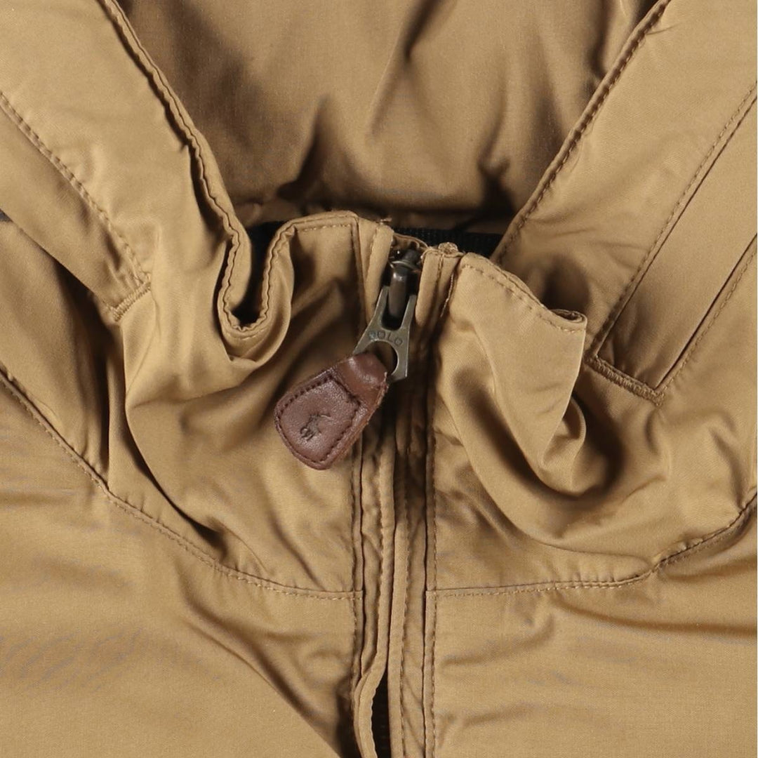 Ralph Lauren POLO by Ralph Lauren padded jacket puffer jacket men's XL size polyester beige type brown Vintage Second Hand