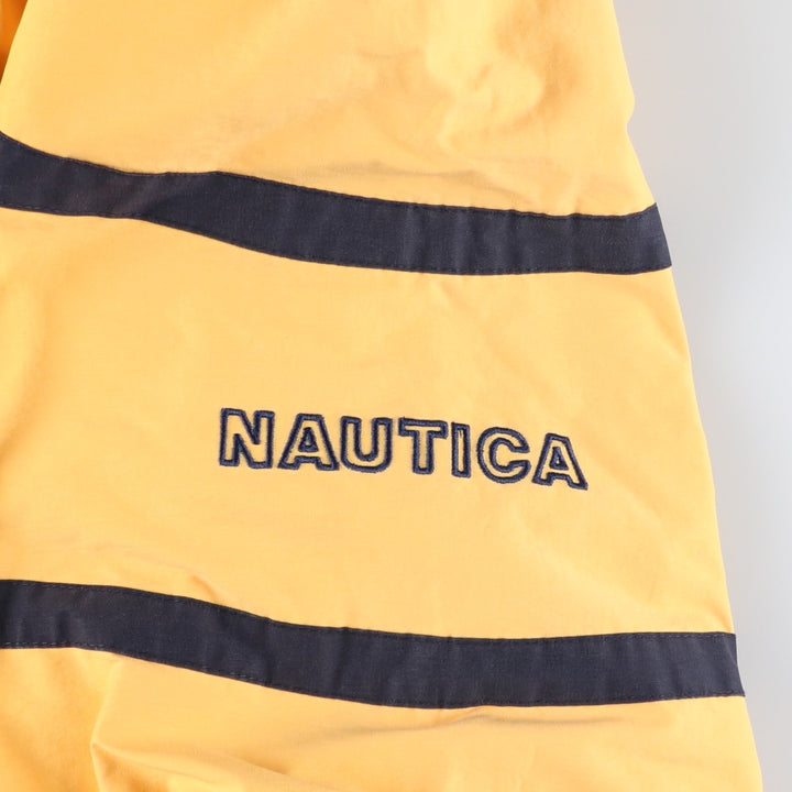 Vintage 90'S Nautica reversible windbreaker, men's size XXL cotton yellow type Vintage Second Hand