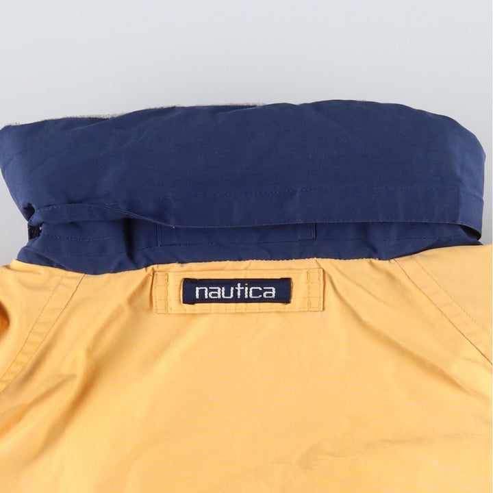 Vintage 90'S Nautica reversible windbreaker, men's size XXL cotton yellow type Vintage Second Hand