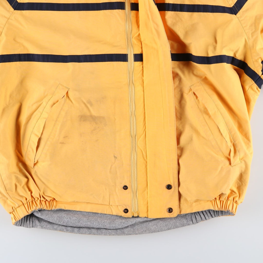 Vintage 90'S Nautica reversible windbreaker, men's size XXL cotton yellow type Vintage Second Hand