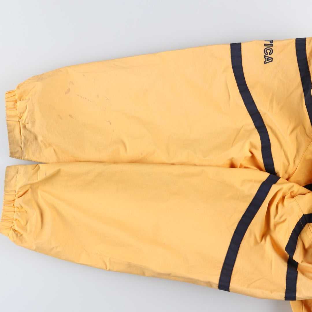 Vintage 90'S Nautica reversible windbreaker, men's size XXL cotton yellow type Vintage Second Hand