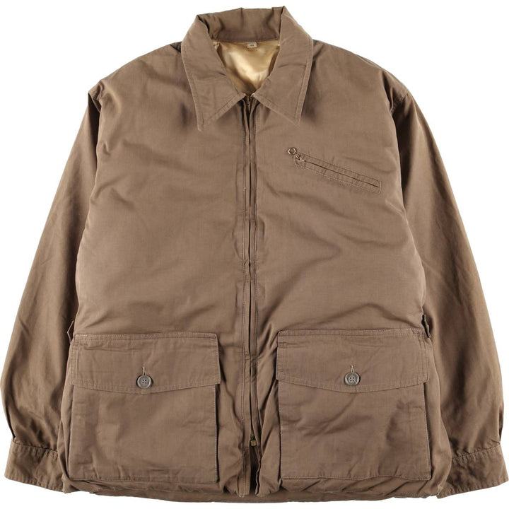 1950'S ARCTIC FEATHER AND DOWN Co. Down Jacket, Men's Size XL unclear brown type Vintage Second Hand