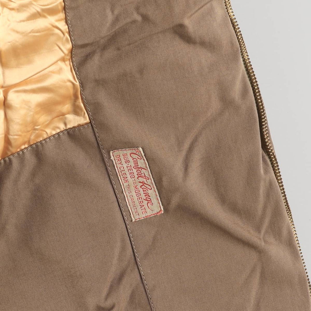 1950'S ARCTIC FEATHER AND DOWN Co. Down Jacket, Men's Size XL unclear brown type Vintage Second Hand