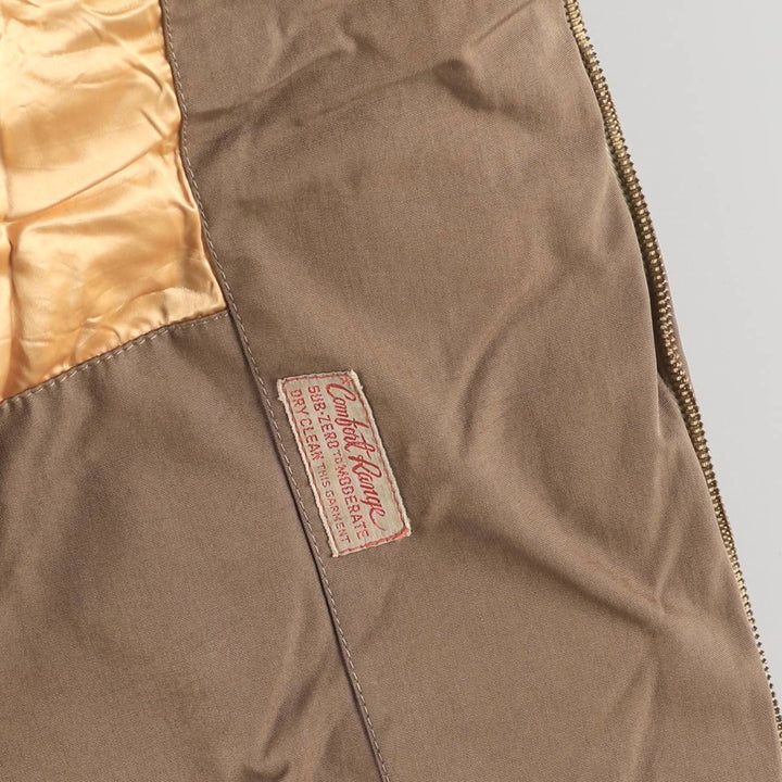 1950'S ARCTIC FEATHER AND DOWN Co. Down Jacket, Men's Size XL unclear brown type Vintage Second Hand