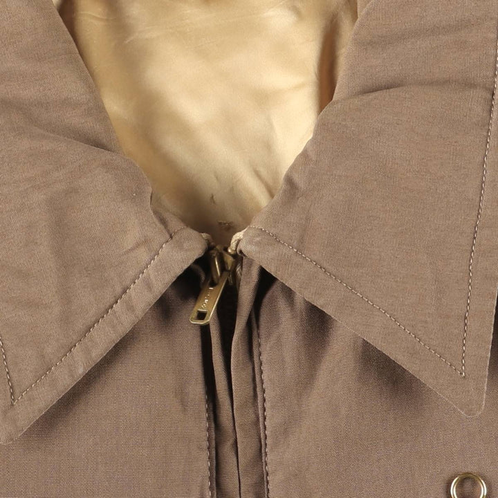 1950'S ARCTIC FEATHER AND DOWN Co. Down Jacket, Men's Size XL unclear brown type Vintage Second Hand