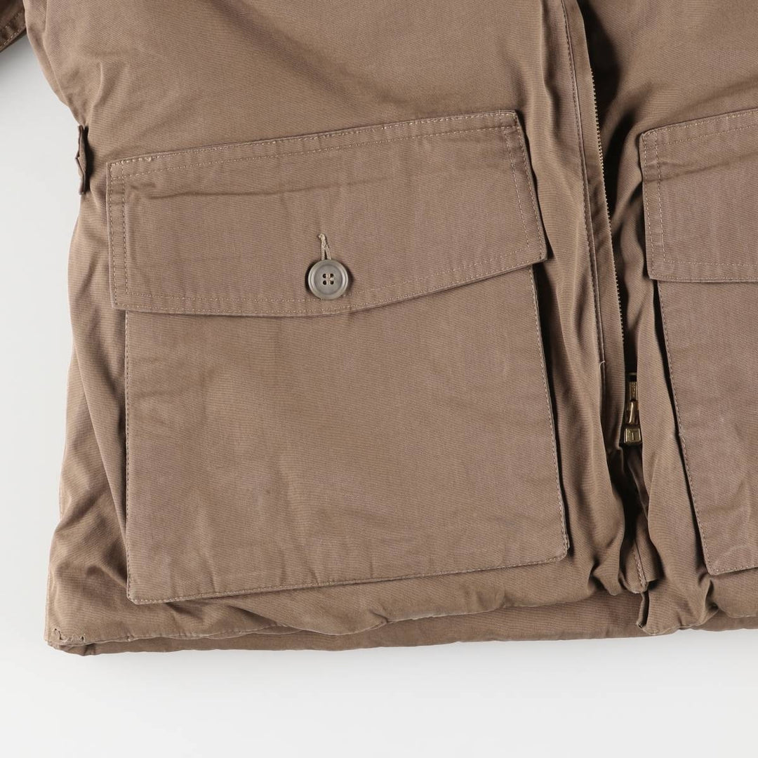 1950'S ARCTIC FEATHER AND DOWN Co. Down Jacket, Men's Size XL unclear brown type Vintage Second Hand