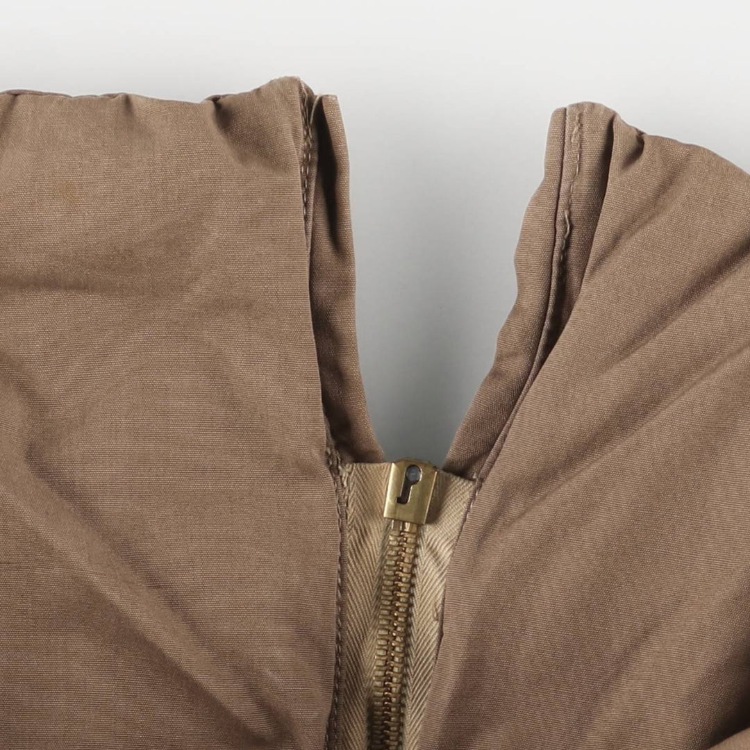 1950'S ARCTIC FEATHER AND DOWN Co. Down Jacket, Men's Size XL unclear brown type Vintage Second Hand