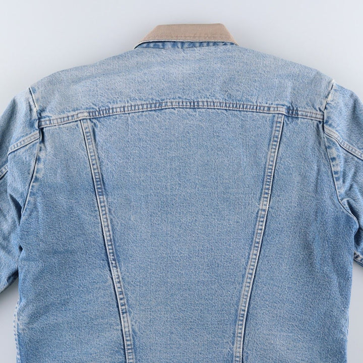 80s-90'S Wrangler denim jacket, size L, men's unclear blue type Vintage Second Hand