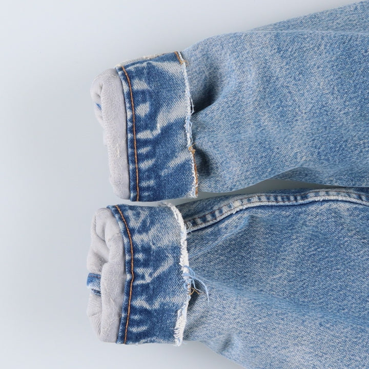 80s-90'S Wrangler denim jacket, size L, men's unclear blue type Vintage Second Hand