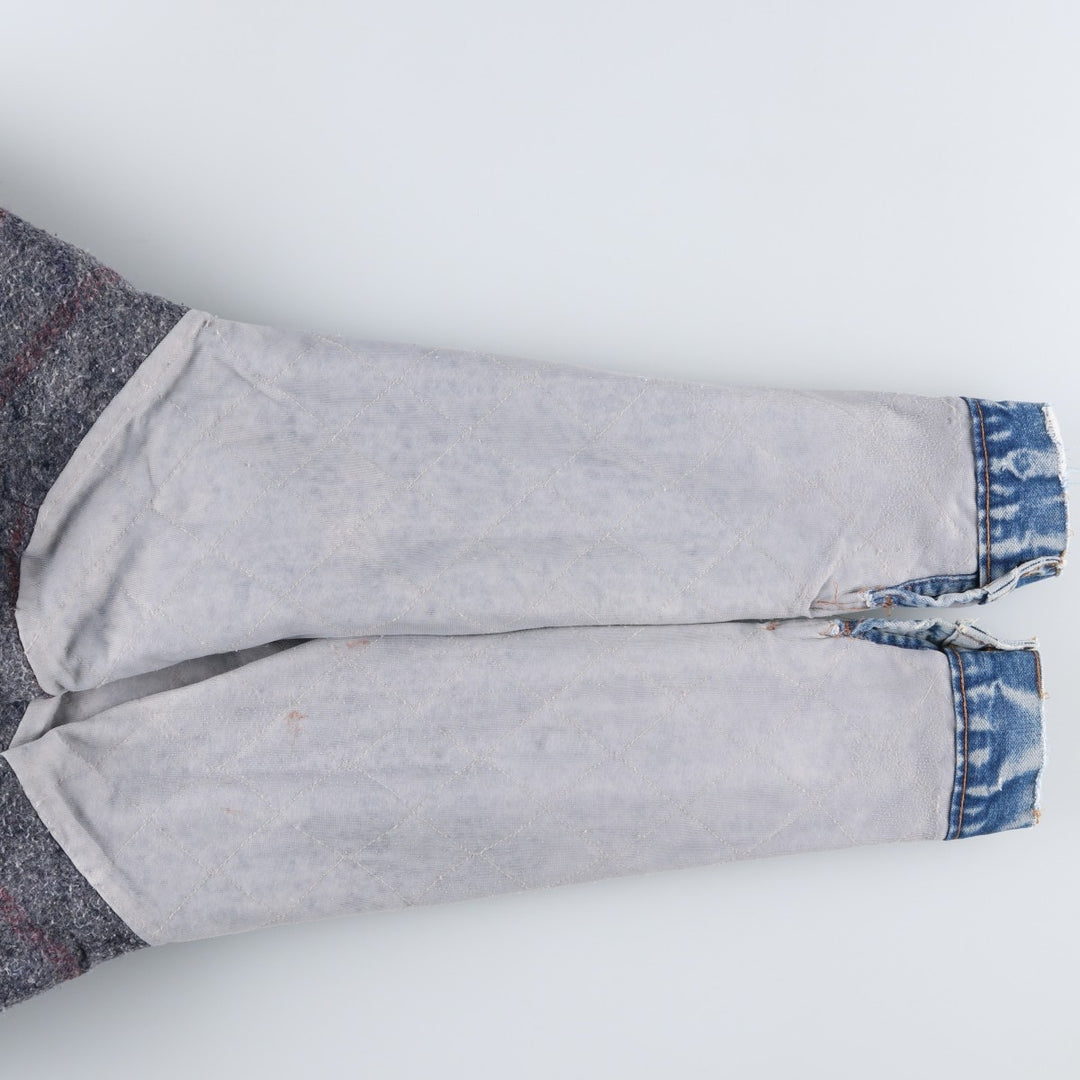 80s-90'S Wrangler denim jacket, size L, men's unclear blue type Vintage Second Hand