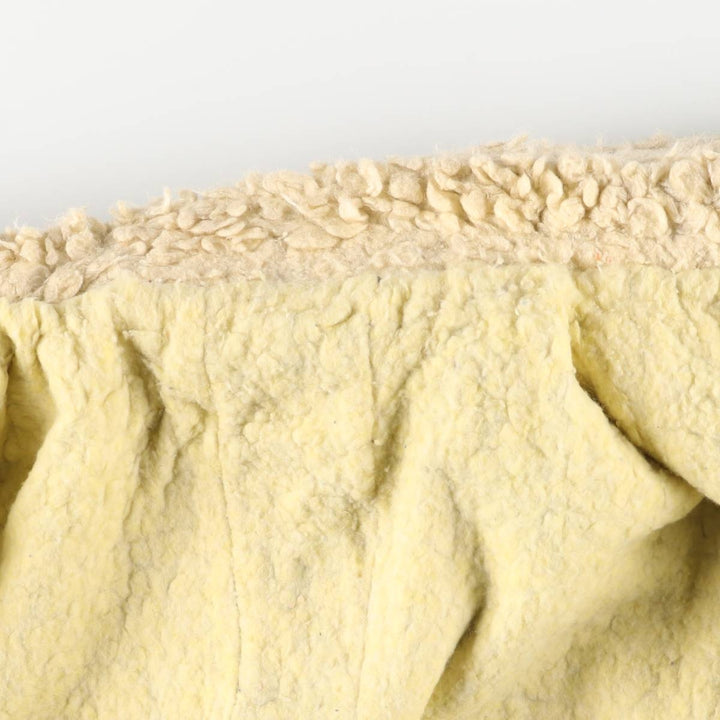 Lee denim boa jacket, men's size XL unclear blue type Vintage Second Hand