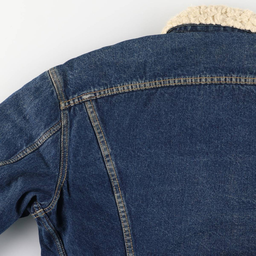 Lee denim boa jacket, men's size XL unclear blue type Vintage Second Hand