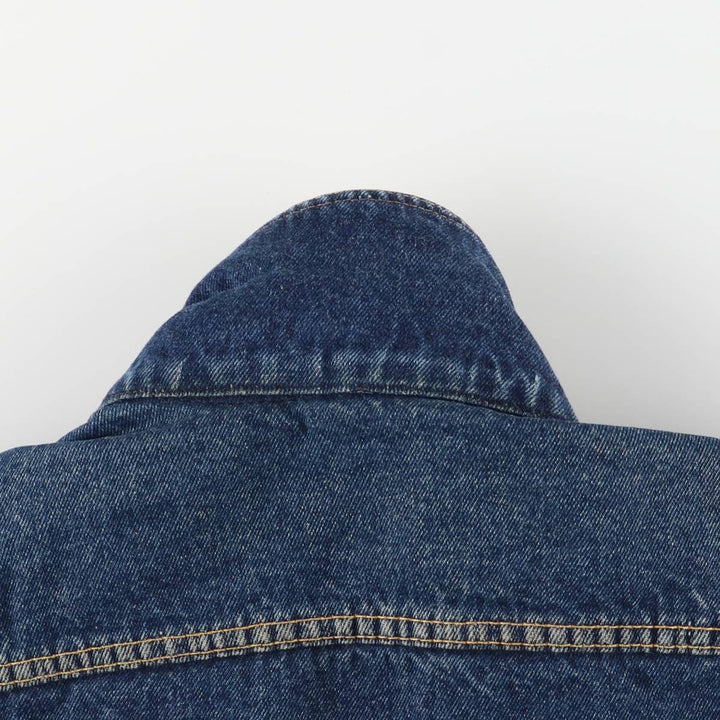 Lee denim boa jacket, men's size XL unclear blue type Vintage Second Hand