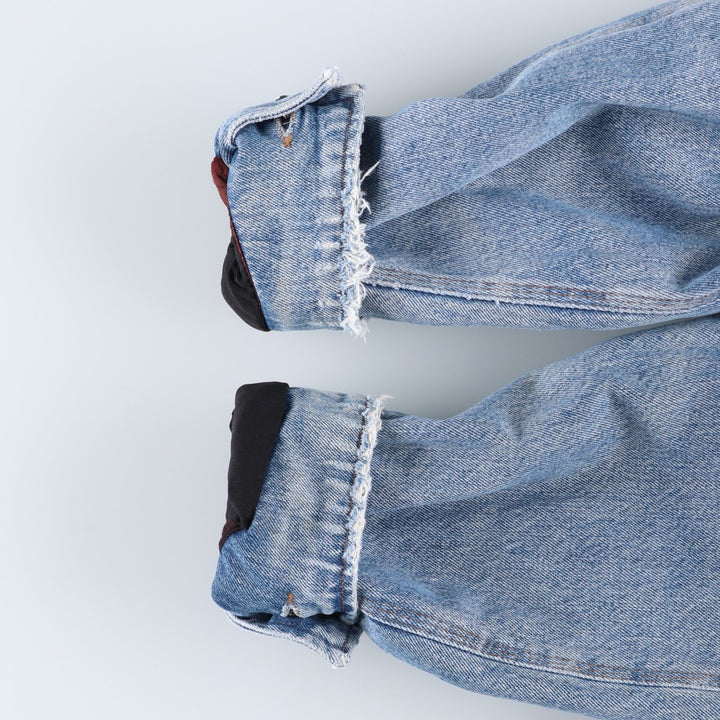 Vintage 1980'S Polo Ralph Lauren padded denim jacket, white tag, made in the USA, size L, men's. cotton blue type Vintage Second Hand