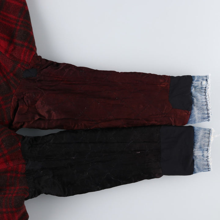 Vintage 1980'S Polo Ralph Lauren padded denim jacket, white tag, made in the USA, size L, men's. cotton blue type Vintage Second Hand