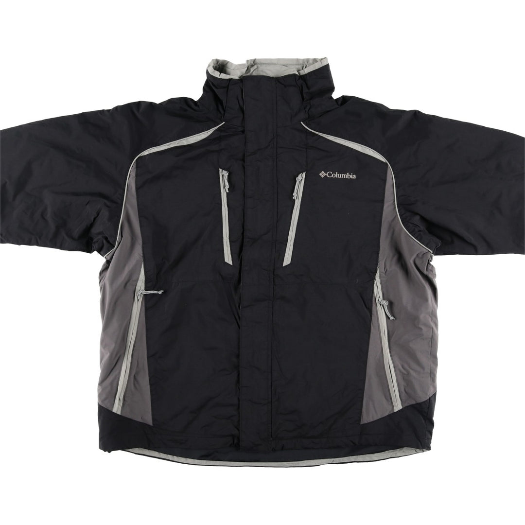 Columbia INTERCHANGE Mountain Jacket, Shell Jacket, Men's XL Nylon black type Vintage Second Hand