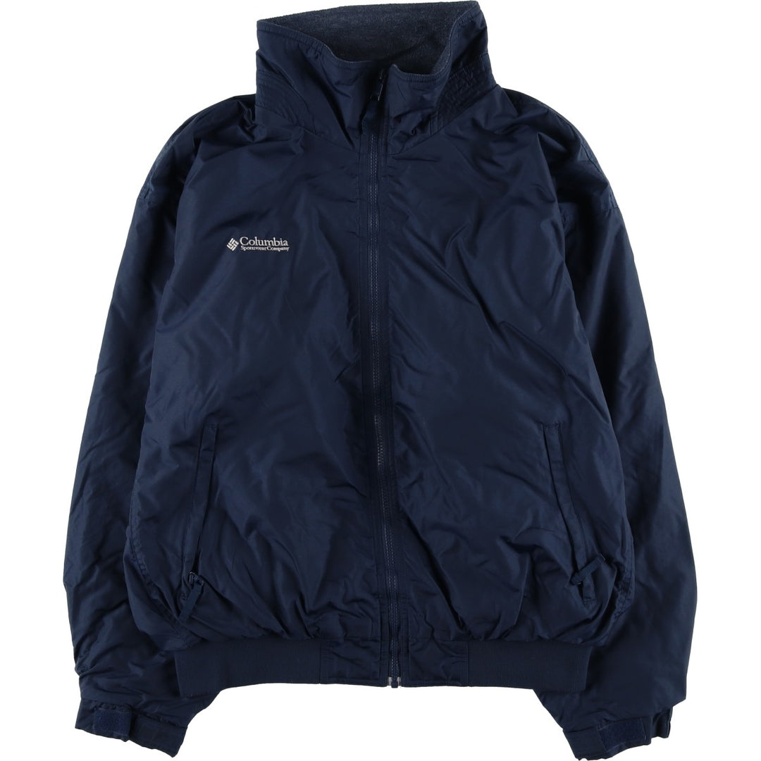 2000'S Columbia padded puffer jacket, men's size L Nylon navy blue type Vintage Second Hand