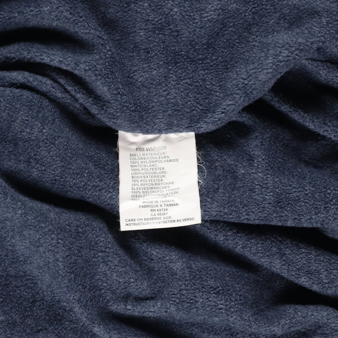 2000'S Columbia padded puffer jacket, men's size L Nylon navy blue type Vintage Second Hand