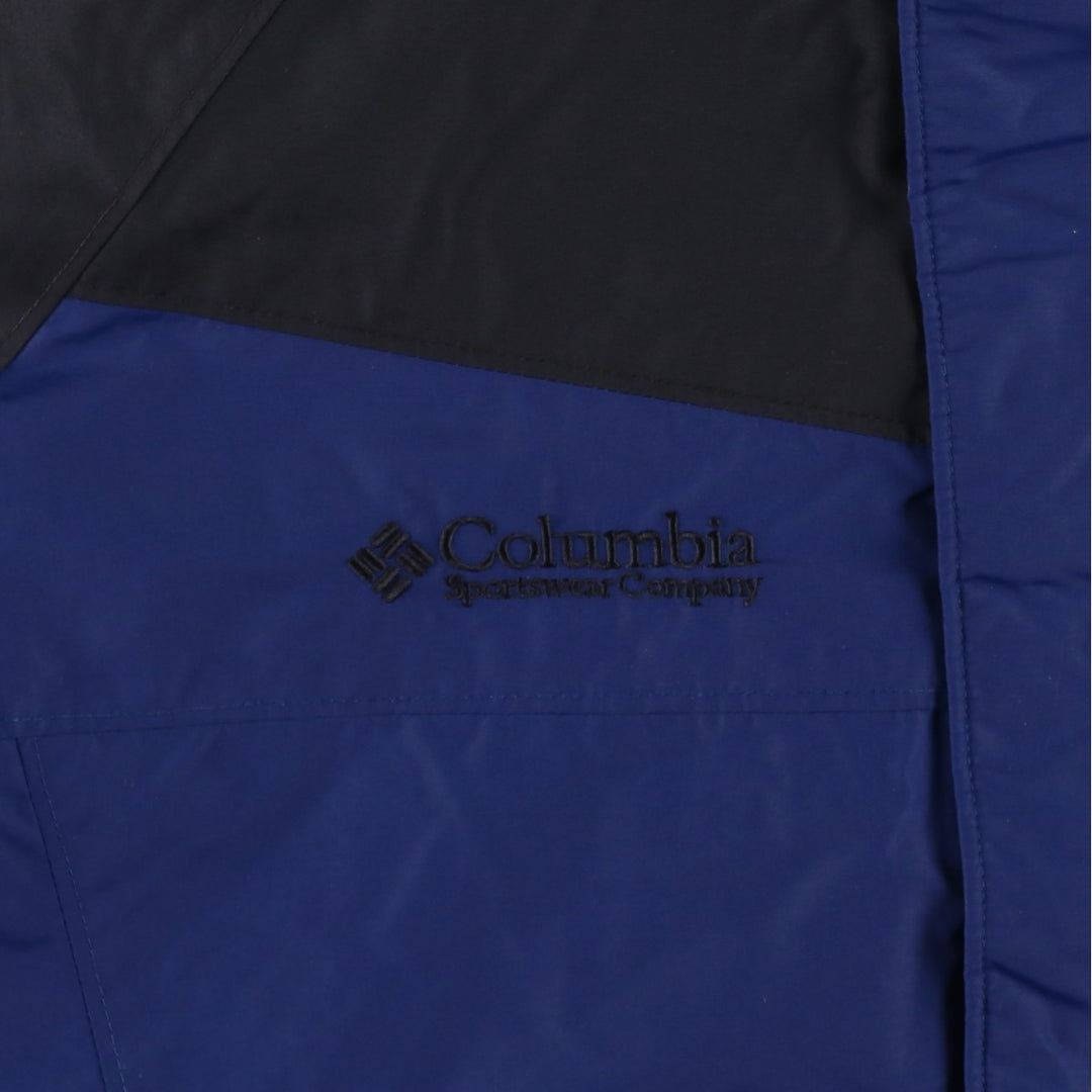 Columbia Men's Padded Mountain Jacket, Shell Jacket, Puffer Jacket, Size M Nylon blue type Vintage Second Hand