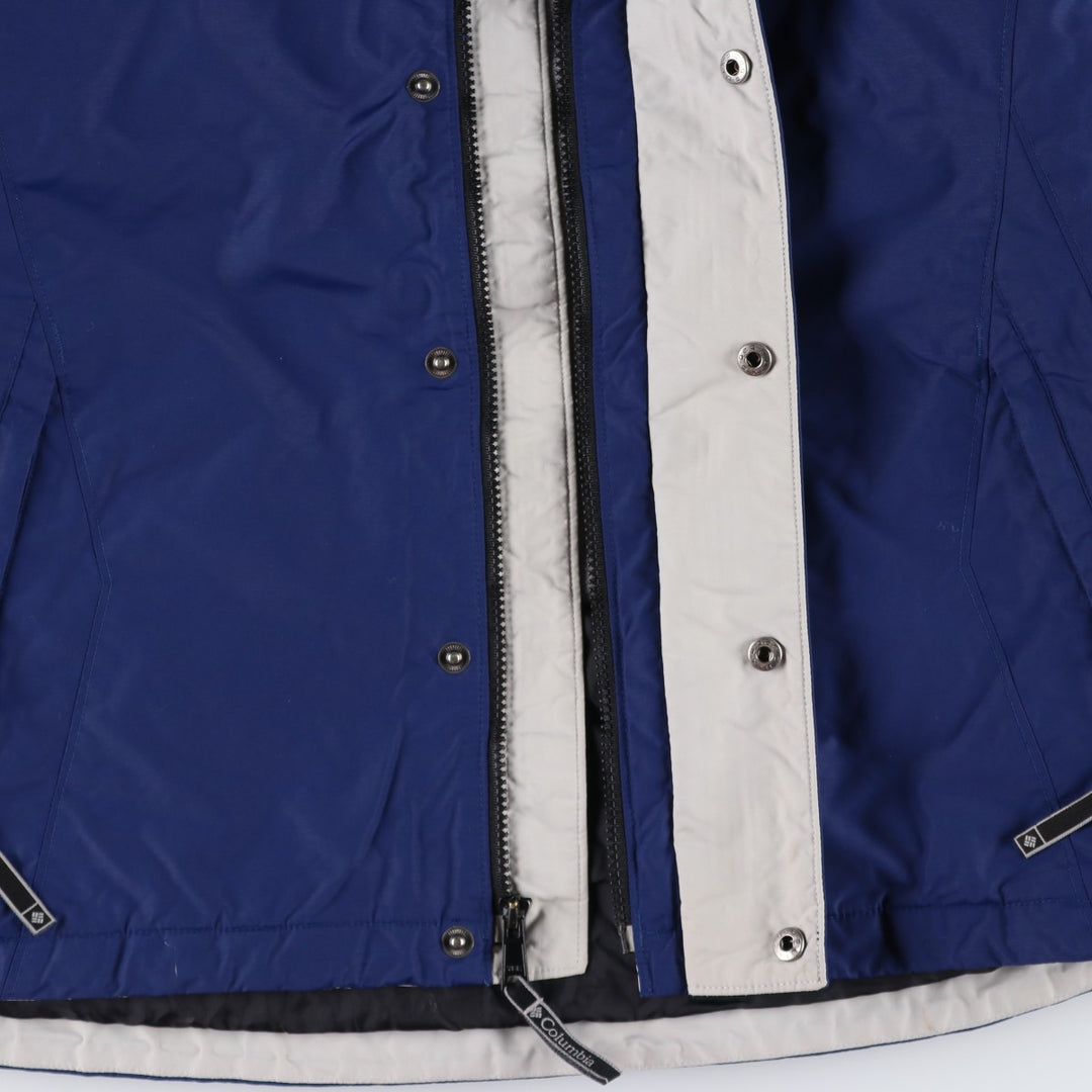 Columbia Men's Padded Mountain Jacket, Shell Jacket, Puffer Jacket, Size M Nylon blue type Vintage Second Hand