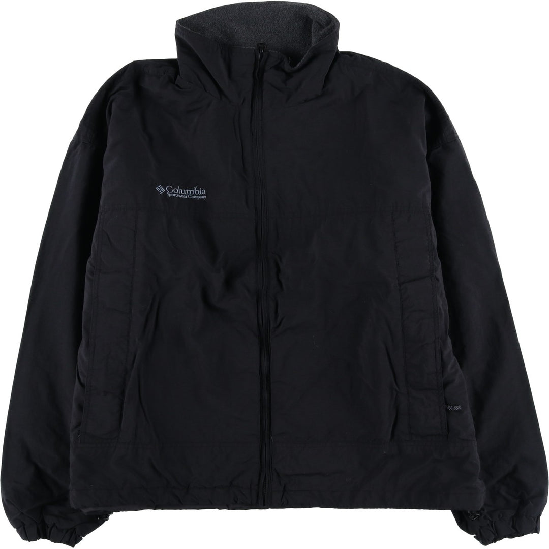 90s-00'S Columbia Men's XL Padded Puffer Jacket Nylon black type Vintage Second Hand