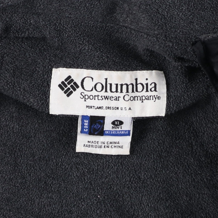 90s-00'S Columbia Men's XL Padded Puffer Jacket Nylon black type Vintage Second Hand