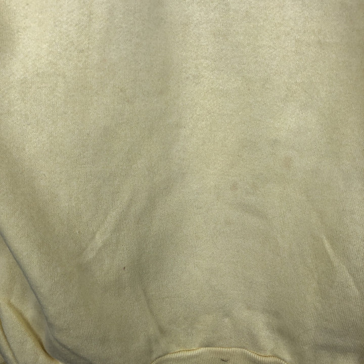 Women's XL sweatshirt, made in the USA cotton yellow type Vintage Second Hand