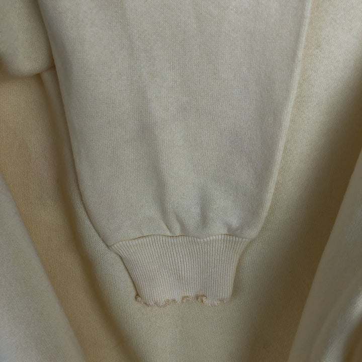 Women's XL sweatshirt, made in the USA cotton yellow type Vintage Second Hand