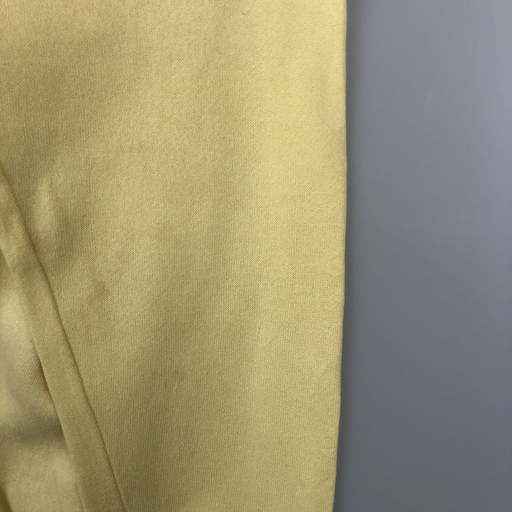 Women's XL sweatshirt, made in the USA cotton yellow type Vintage Second Hand